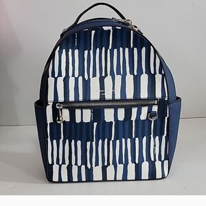 💙Henri Bendel Blue and White Backpack💙Medium